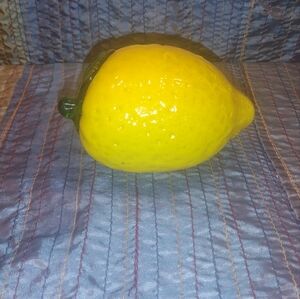 Yellow Blown Glass Lemon